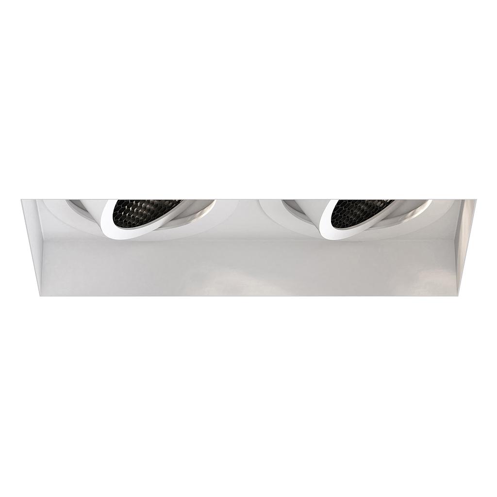 ASTRO LIGHTING TRIMLESS SQUARE TWIN ADJUSTABLE MATT WHITE - 1248022