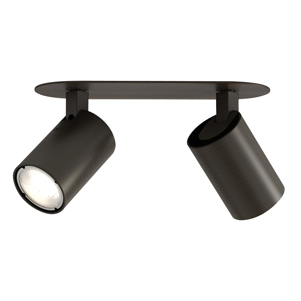 ASTRO LIGHTING 1286098 | ASCOLI TWIN RECESSED BRONZE IP20