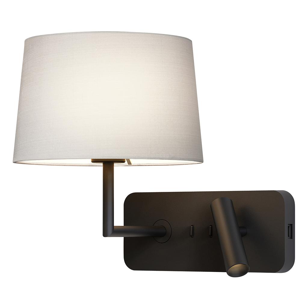 ASTRO LIGHTING SIDE BY SIDE GRANDE USB MATT BLACK - 1406013