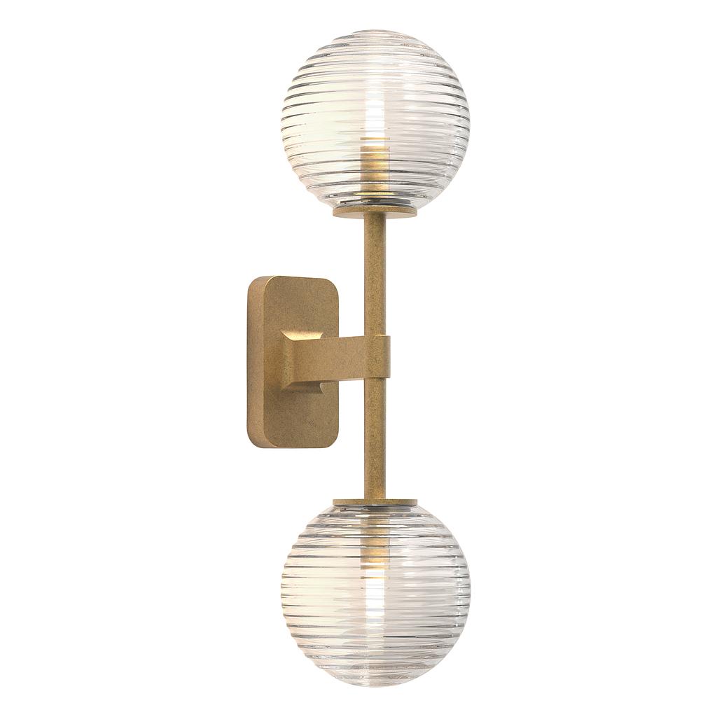 ASTRO LIGHTING 1429008 | TACOMA TWIN ANTIQUE BRASS IP44