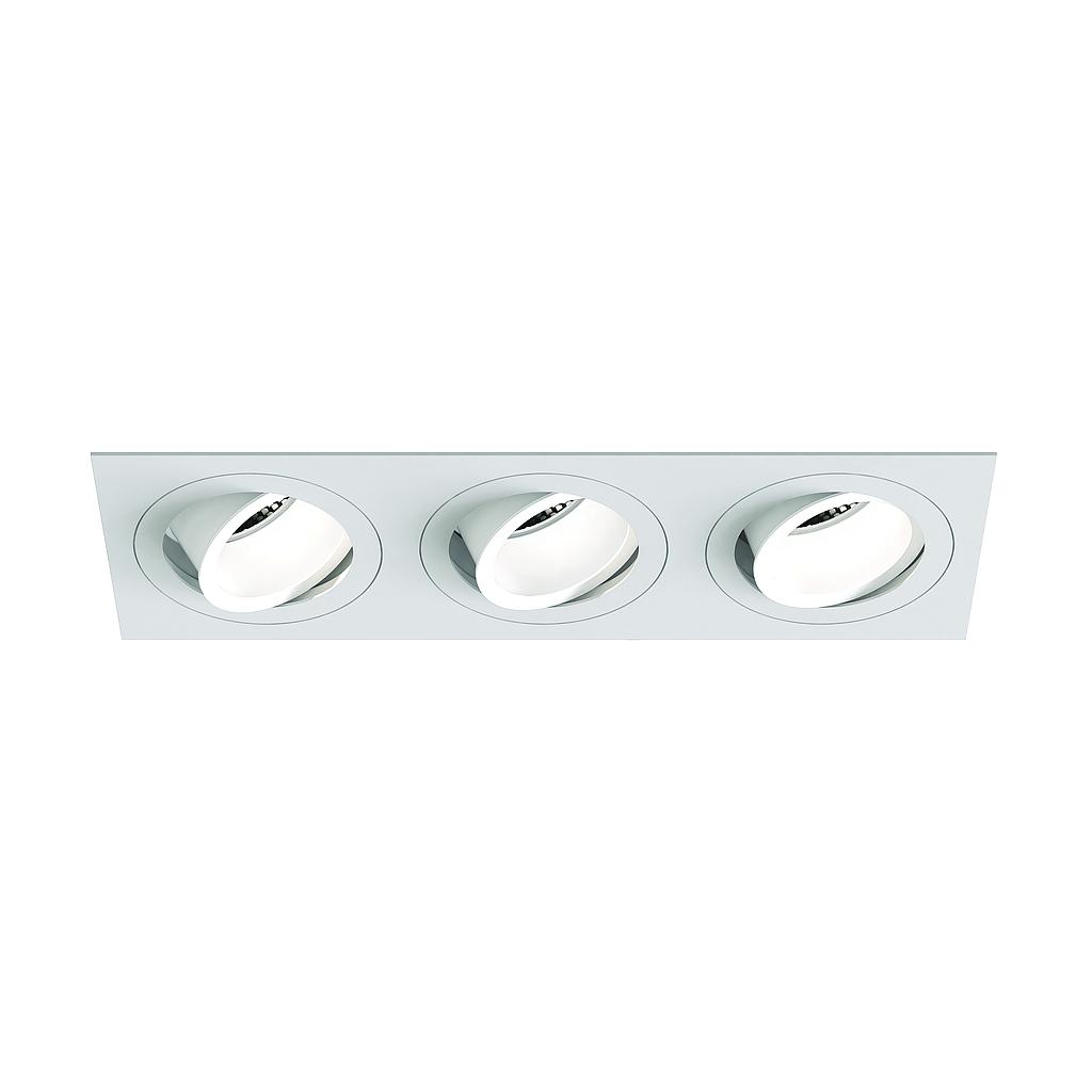 ASTRO LIGHTING PINHOLE SQUARE TRIPLE ADJUSTABLE MATT WHITE - 1434006
