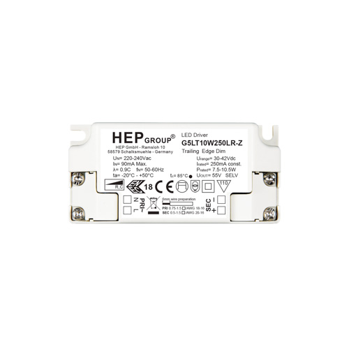 ASTRO LIGHTING 6008087 | LED DRIVER CC 250MA 10.5W PHASE DIM - WHITE