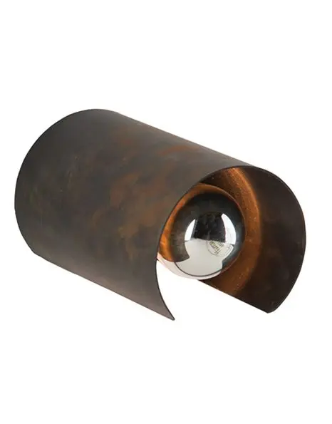 ZAMBELIS 16153 | SCONCE 1L METAL OLD STEEL
