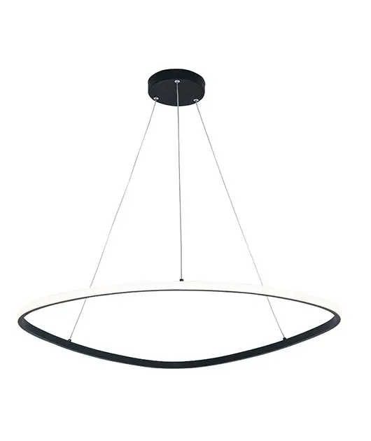 ZAMBELIS 2016 | PENDANT LIGHT 36W 3000K ALUMINIUM-SILICONE BLACK