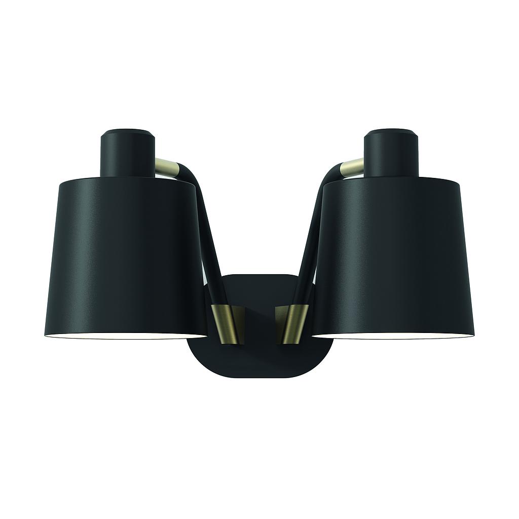 ASTRO LIGHTING 1441002 | EDWARD TWIN MATT BLACK IP20