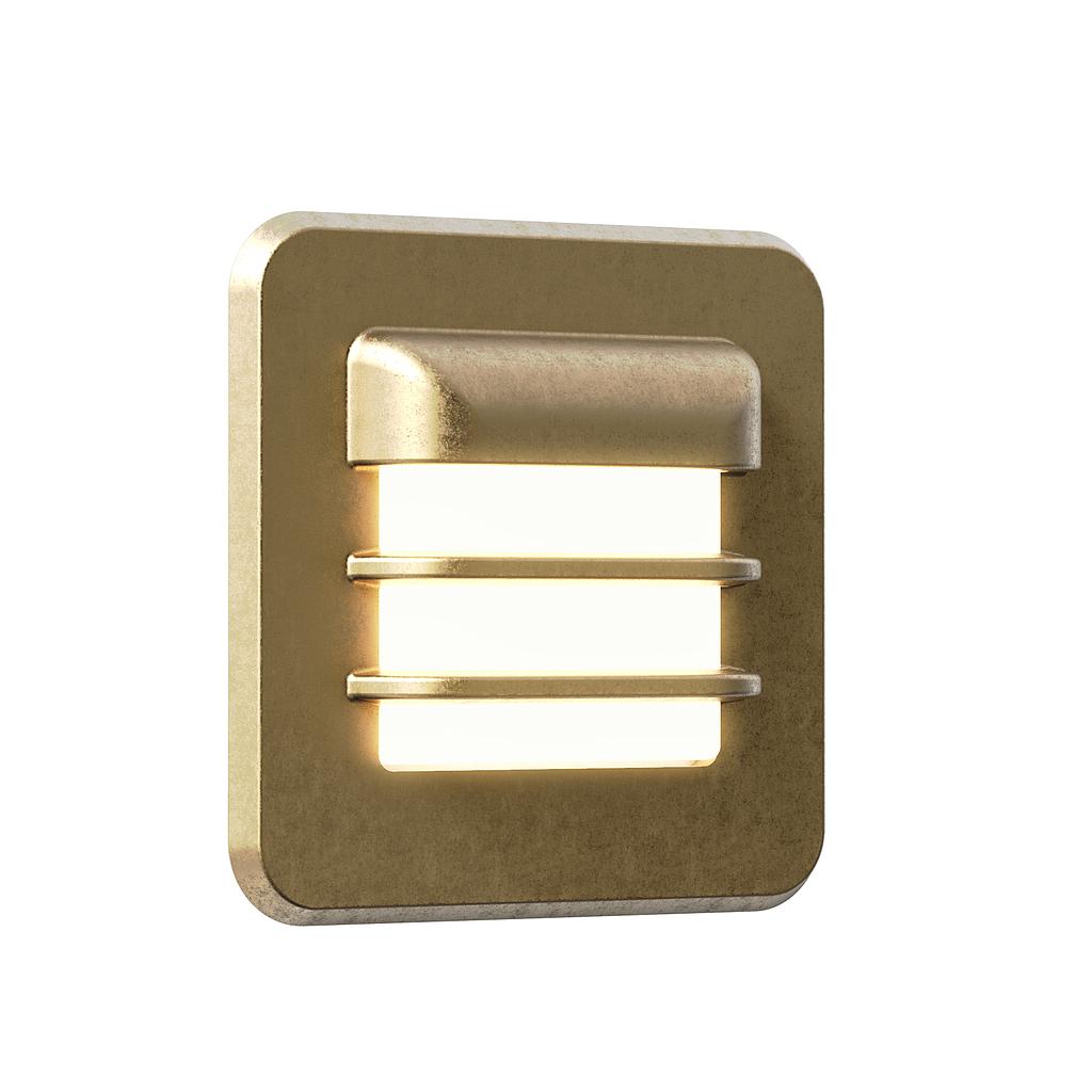 ASTRO LIGHTING ARRAN SQUARE LED SOLID BRASS - (DRIVER NON INCLUS / DRIVER NIET INBEGREPEN) - 1379005