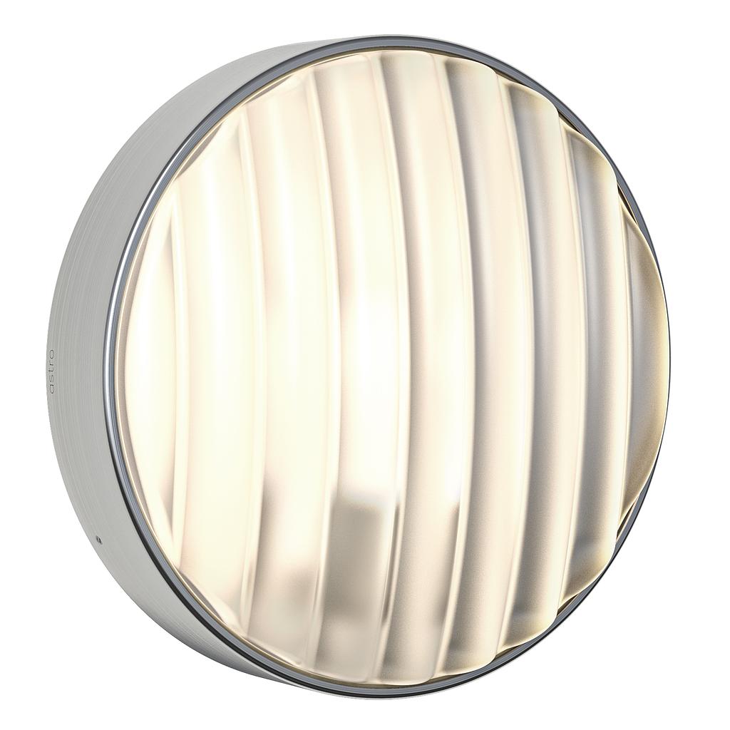 ASTRO LIGHTING MONTREAL ROUND 300 BRUSHED STAINLESS STEEL - 1032012