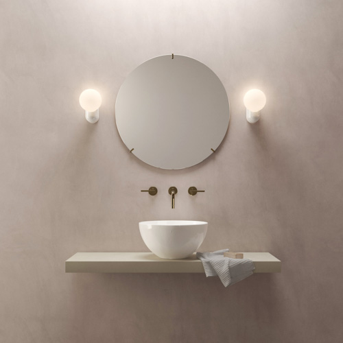 ASTRO LIGHTING 1472001 | LYRA WALL SINGLE GLOSS GLAZE WHITE IP44