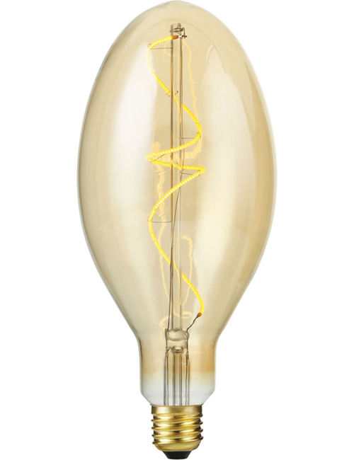 SPL LIGHTING LX023911005 | LED E27 FILAMENT FLEX ELLIPSE C100X230MM 230V 200LM 4W 2000K 920 360° AC GOLD DIMMABLE