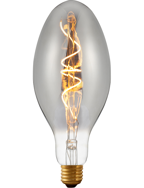 SPL LIGHTING LF023911003 | LED E27 FILAMENT FLEX ELLIPSE C100X230MM 230V 100LM 4W 2200K 822 360° AC SMOKE DIMMABLE