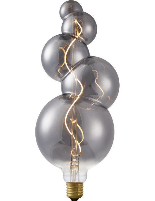 SPL LIGHTING LF023911303 | LED E27 FILAMENT XXL FLEX BUBBLE-5 125X325MM 230V 100LM 4W 2200K 822 360° AC SMOKE DIMMABLE