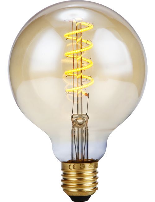 SPL LIGHTING LX023980305 | LED E27 FILAMENT FLEX AX GLOBE G95X135MM 230V 200LM 4W 2000K 920 360° AC GOLD DIMMABLE