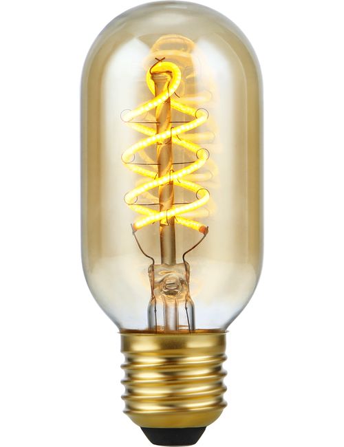 SPL LIGHTING LX023922105 | LED E27 FILAMENT FLEX DH TUBE T45X110MM 230V 300LM 5W 2000K 920 360° AC GOLD DIMMABLE
