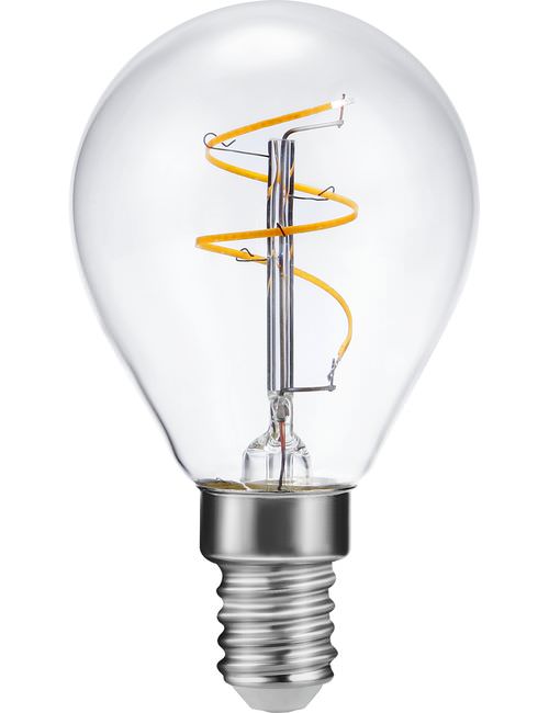 SPL LIGHTING LS147230022 | LED E14 SLIM FLEX FILAMENT BALL G45X80 MM 230V 320LM 3.2W 2200K 922 360° AC CLEAR DIMMABLE