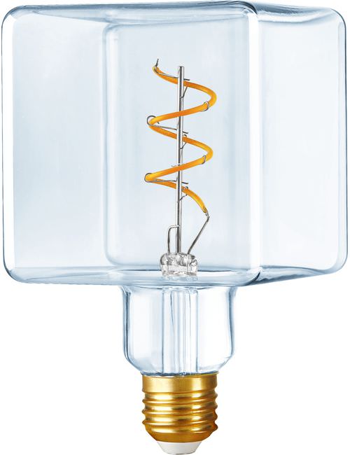 SPL LIGHTING LC271275509 | LED E27 FLEX ICE CUBE C95X155 230V 240LM 4W 925 AC CRYSTAL DIM