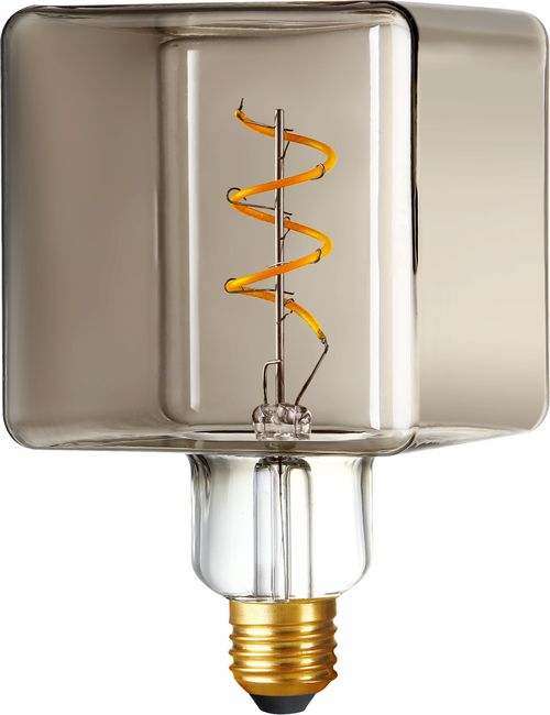 SPL LIGHTING LC271275503 | LED E27 FLEX ICE CUBE C95X155 230V 100LM 4W 922 AC SMOKE DIM