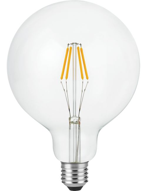 SPL LIGHTING LX023825302 | LED E27 FILAMENT GLOBE G125X180MM 230V 360LM 4W 2500K 925 360° AC CLEAR DIMMABLE