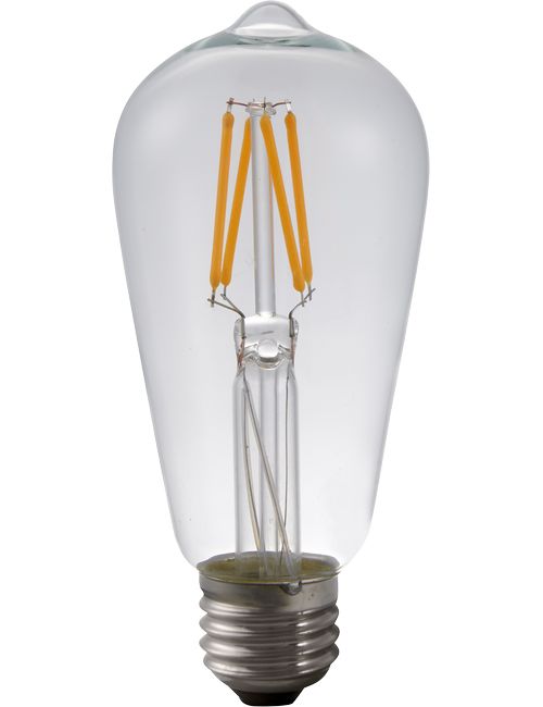 SPL LIGHTING LF023860302 | LED E27 FILAMENT RUSTIKA ST58X130MM 230V 320LM 4W 2500K 925 360° AC CLEAR DIMMABLE