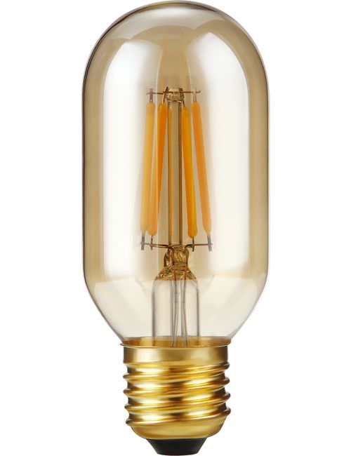 SPL LIGHTING LX023822305 | LED E27 FILAMENT TUBE T45X106MM 230V 250LM 4W 2300K 923 360° AC GOLD DIMMABLE