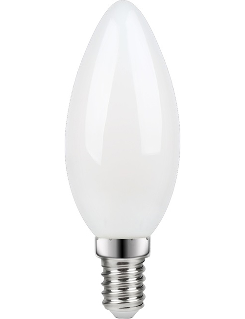 SPL LIGHTING L149131827 | LED E14 FILAMENT CANDLE C35X100MM 230V 250LM 3W 2700K 827 360° AC MILKY FROSTED DIMMABLE