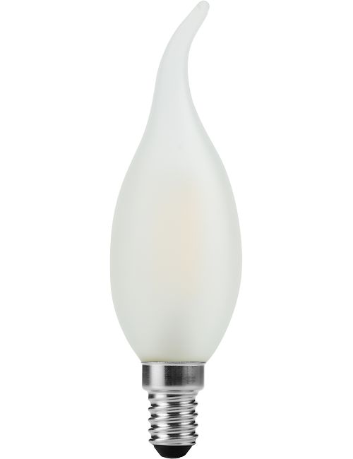 SPL LIGHTING LX023816901 | LED E14 FILAMENT TIP CANDLE C35X120MM 230V 140LM 2W 2500K 925 360° AC FROSTED DIMMABLE