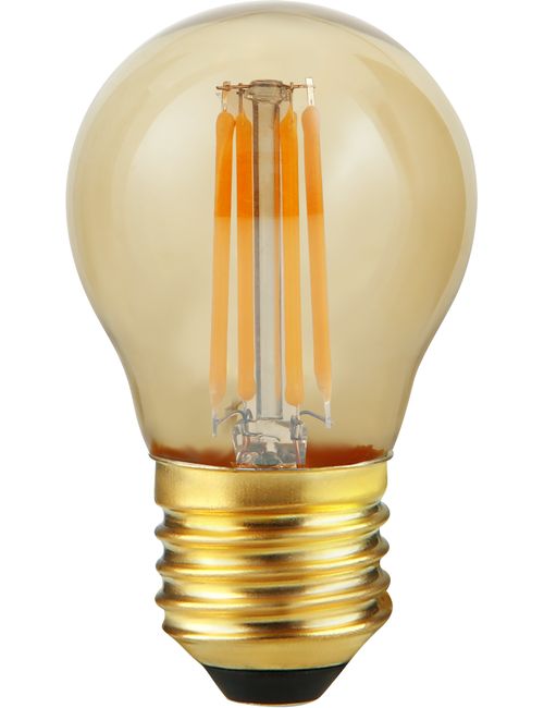 SPL LIGHTING LX023820305 | LED E27 FILAMENT BALL G45X75MM 230V 260LM 4W 2200K 922 360° AC GOLD DIMMABLE