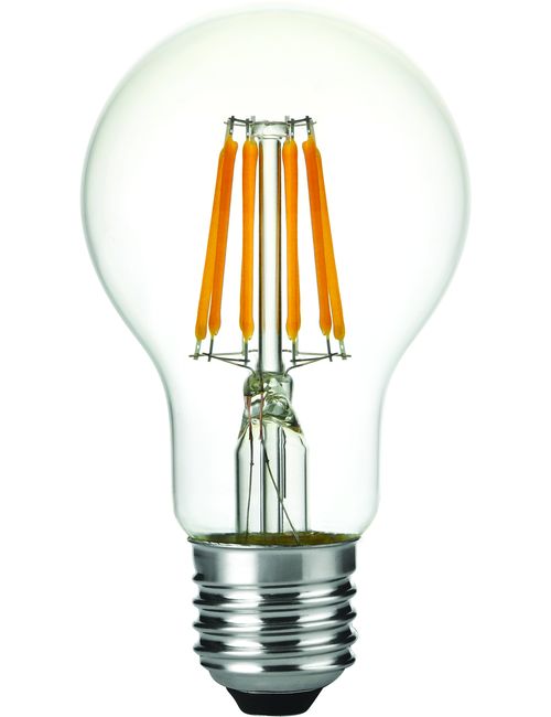 SPL LIGHTING LX023870602 | LED E27 FILAMENT GLS A60X105MM 230V 630LM 6.5W 2500K 925 360° AC CLEAR DIMMABLE