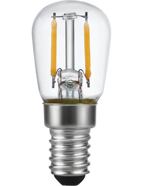 SPL LIGHTING LX023826502 | LED E14 FILAMENT PYGMY P26X60MM 230V 140LM 1.5W 2500K 925 360° AC CLEAR NON-DIMMABLE