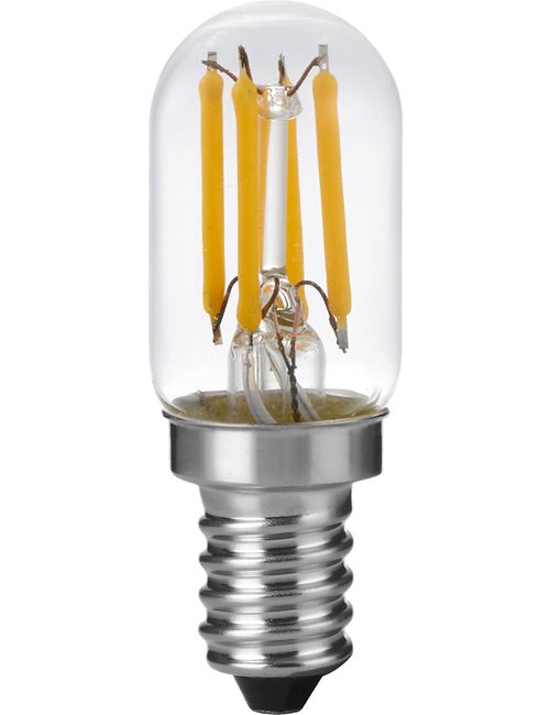 SPL LIGHTING LX023812402 | LED E12 FILAMENT TUBE T20X60MM 230V 175LM 2.5W 2500K 925 360° AC CLEAR DIMMABLE