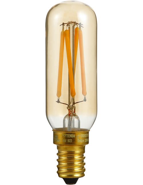 SPL LIGHTING LF023890305 | LED E14 FILAMENT TUBE T25X85MM 230V 250LM 4W 2200K 922 360° AC GOLD DIMMABLE