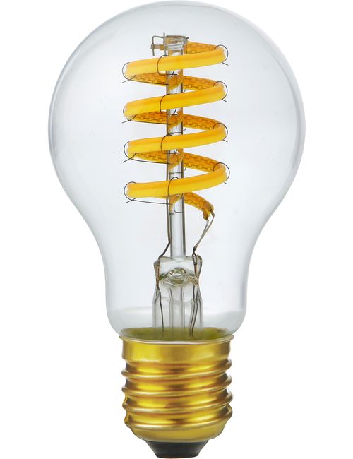 SPL LIGHTING LX023950000 | LED E27 FILAMENT FLEX AXIAL DIMTOWARM GLS A60X105MM 230V 570LM 6W 2200-2700K 822-827 360° AC CLEAR DIMMABLE