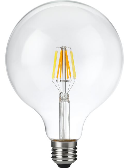 SPL LIGHTING LG27125000 | LED E27 FILA DTW GLOBE G125X180 230V 660LM 6W 820-845 AC CLEAR DIM