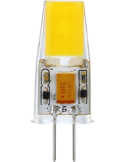 SPL LIGHTING L022456027 | LED G4 COB T12X37MM 12V 260LM 2W 2700K 827 360° AC/DC CLEAR DIMMABLE