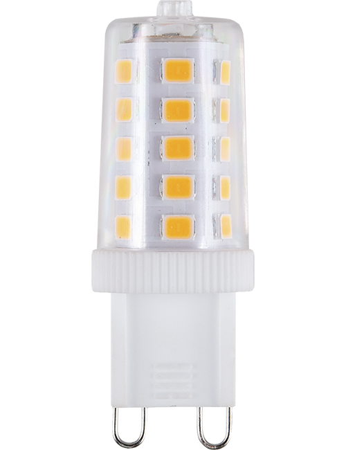 SPL LIGHTING L022170827-1 | LED G9 T17X50MM 230V 320LM 3W 2700K 827 360° AC CLEAR NON-DIMMABLE