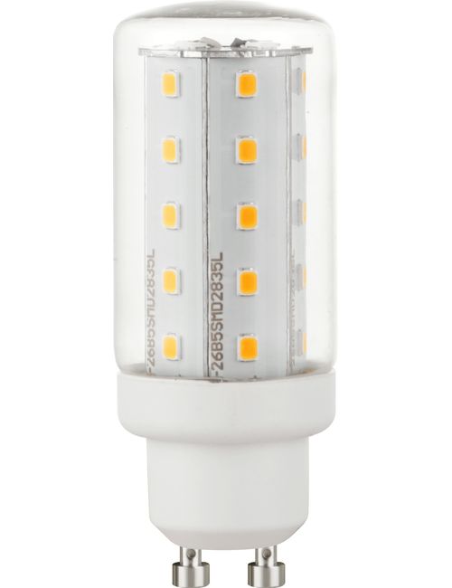 SPL LIGHTING L643090027-1 | LED GU10 GLASS T30X80 230V 450LM 4W 827 AC NON-DIM