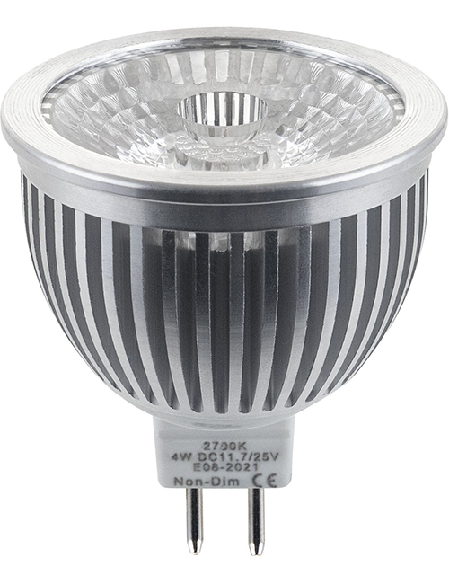 SPL LIGHTING 022533123-1 | LED GU5.3 MR16 PMMA 50X59MM 12-30V 280LM 4W 2700K 827 38° AC/DC NON-DIMMABLE