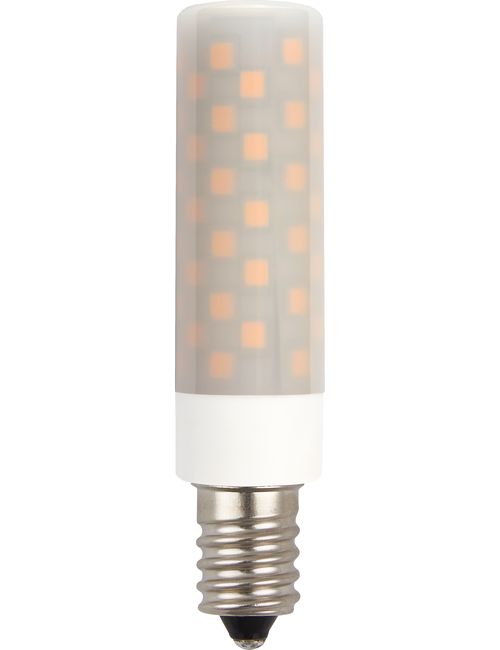 SPL LIGHTING L141801830 | LED E14 TUBE T18X80 230V 660LM 6W 830 AC/DC OPAL DIM