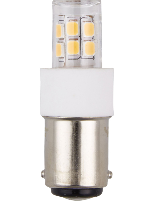SPL LIGHTING L024352227-1 | LED BA15D TUBE T17X47 230V 255LM 2.1W 827 AC CLEAR NON-DIM
