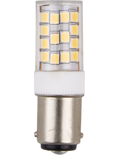 SPL LIGHTING L024351830 | LED BA15D TUBE T17X52MM 230V 350LM 3.5W 3000K 830 360° AC CLEAR TRIAC DIMMABLE