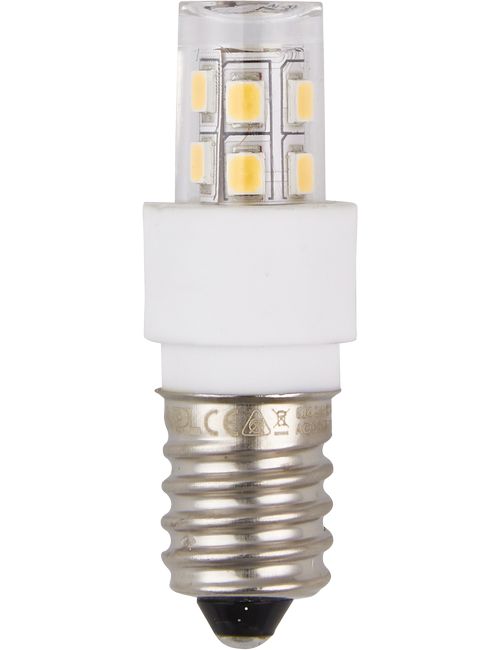 SPL LIGHTING L024362430 | LED E14 TUBE T17X52MM 10-30V 180LM 2W 3000K 830 360° AC/DC CLEAR NON-DIMMABLE