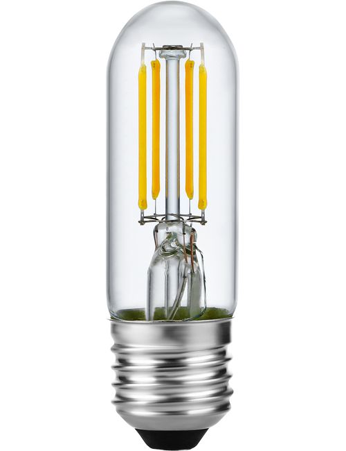 SPL LIGHTING LX279505622 | LED E27 FILAMENT TUBE T30X95MM 230V 470LM 5W 2700K 927 360° AC CLEAR DIMMABLE