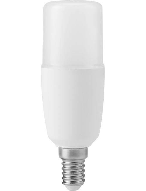 SPL LIGHTING L144181830 | LED E14 STICK T37X108MM 95-265V 810LM 7W 3000K 830 270° AC/DC OPAL NON-DIMMABLE