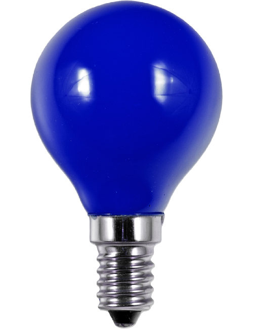 SPL LIGHTING L147215006 | LED E14 FILA BALL G45X75 230V 1W AC BLUE NON-DIM