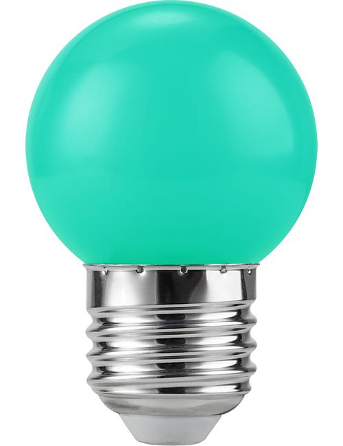 SPL LIGHTING L027241223 | LED E27 BALL G45X68 230V 1W 320° AC GREEN NON-DIM