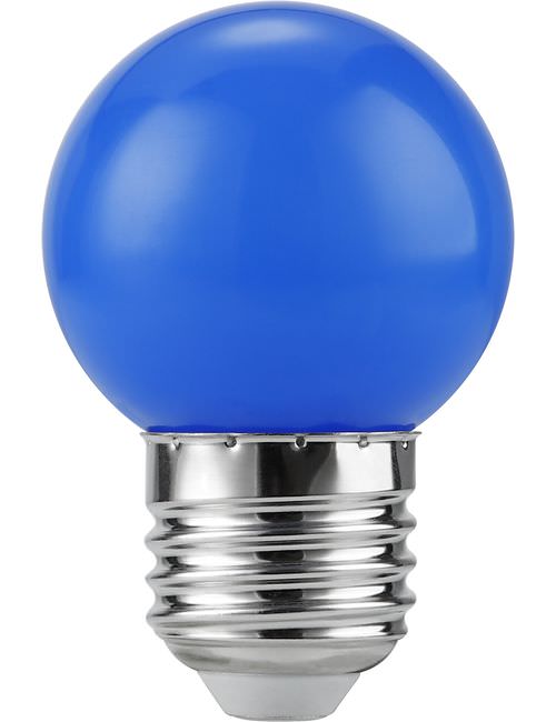 SPL LIGHTING L027241226 | LED E27 BALL G45X68MM 230V 1W 320° AC BLUE NON-DIMMABLE