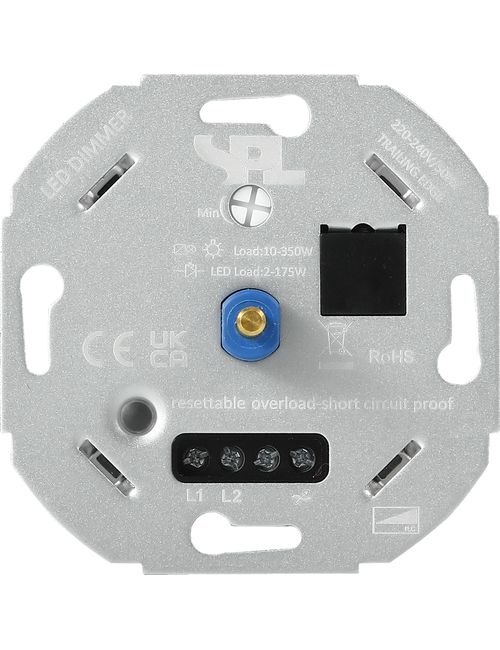SPL LIGHTING 960175101 | DIMMER SWITCH LEADING/TRAILING EDGE LED 2-175W/HALOGEN-INCANDESCENT 10-350W
