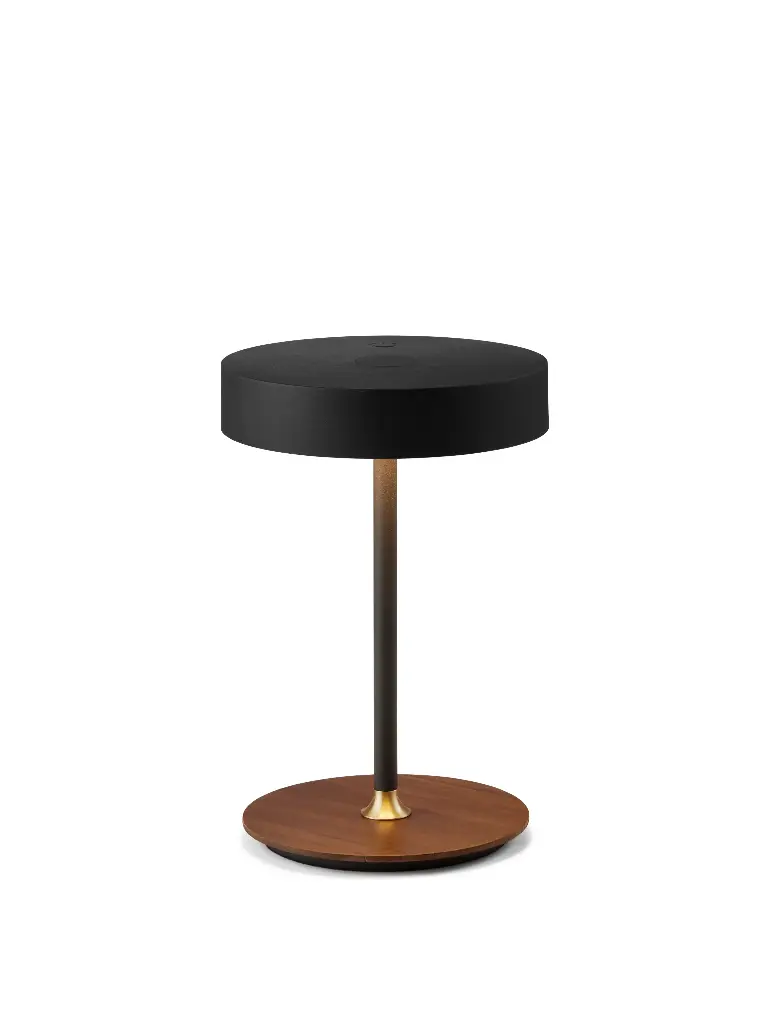 HALO DESIGN 745777 | ON THE MOVE - PORTABLE TABLE LAMP Ø13 - GRAPHITE BLACK 3000K 2,5W DIMMABLE IP20