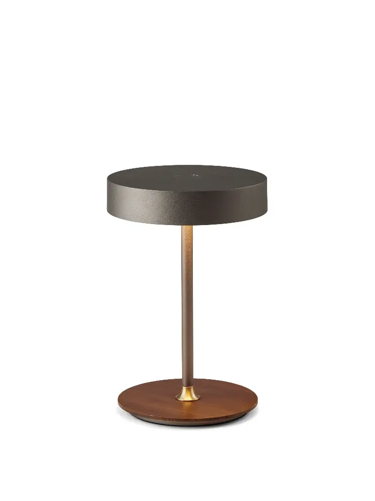 HALO DESIGN 745791 | ON THE MOVE - PORTABLE TABLE LAMP Ø13 - GUN BLACK 3000K 2,5W DIMMABLE IP20