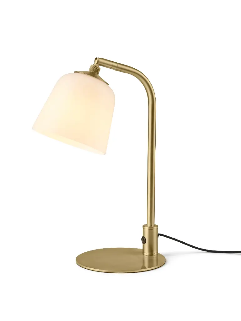 HALO DESIGN 745340 | ROOM 49 TABLE LAMP OPAL / ANTIQUE BRASS IP20