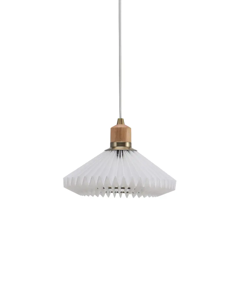 HALO DESIGN 744053 | PARIS PENDANT Ø24 CM CLEAN WHITE - WHITE CABLE IP20